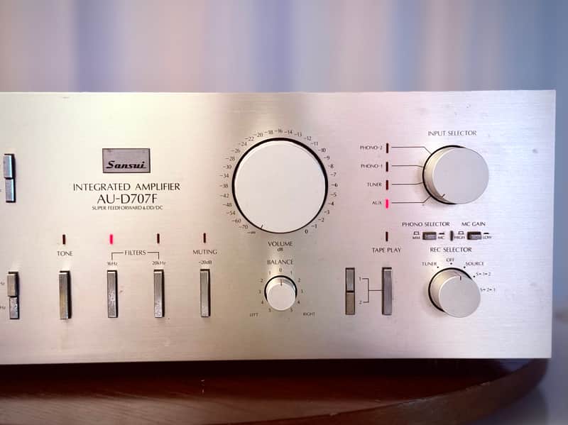 🔥🎶✨ Sansui AU-D707F Vintage Integrated Amplifier (100V