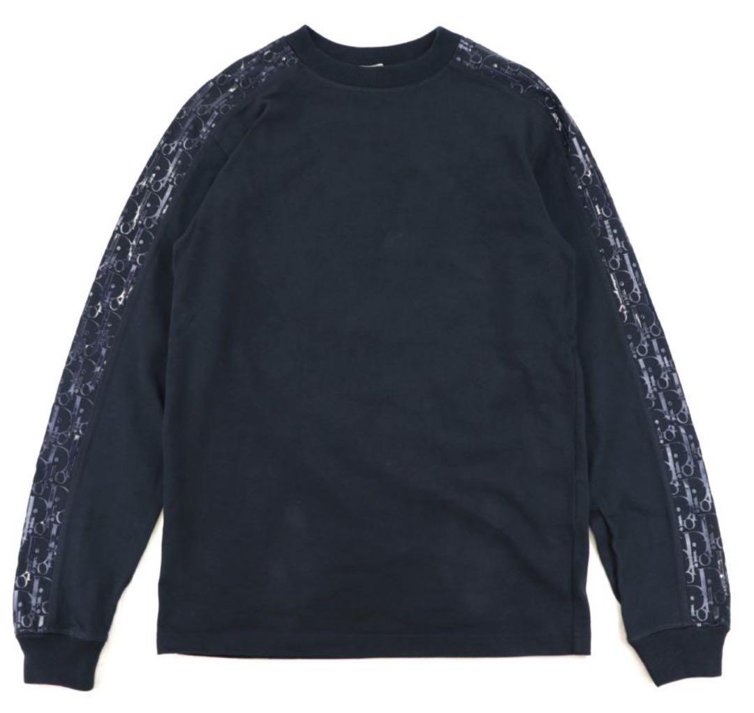 朝*裕様 ディオール　スウェットシャツ　サイドテープ　オブリーク　黒 朝*裕様 ディオール スウェットシャツ サイドテープ オブリーク 黒