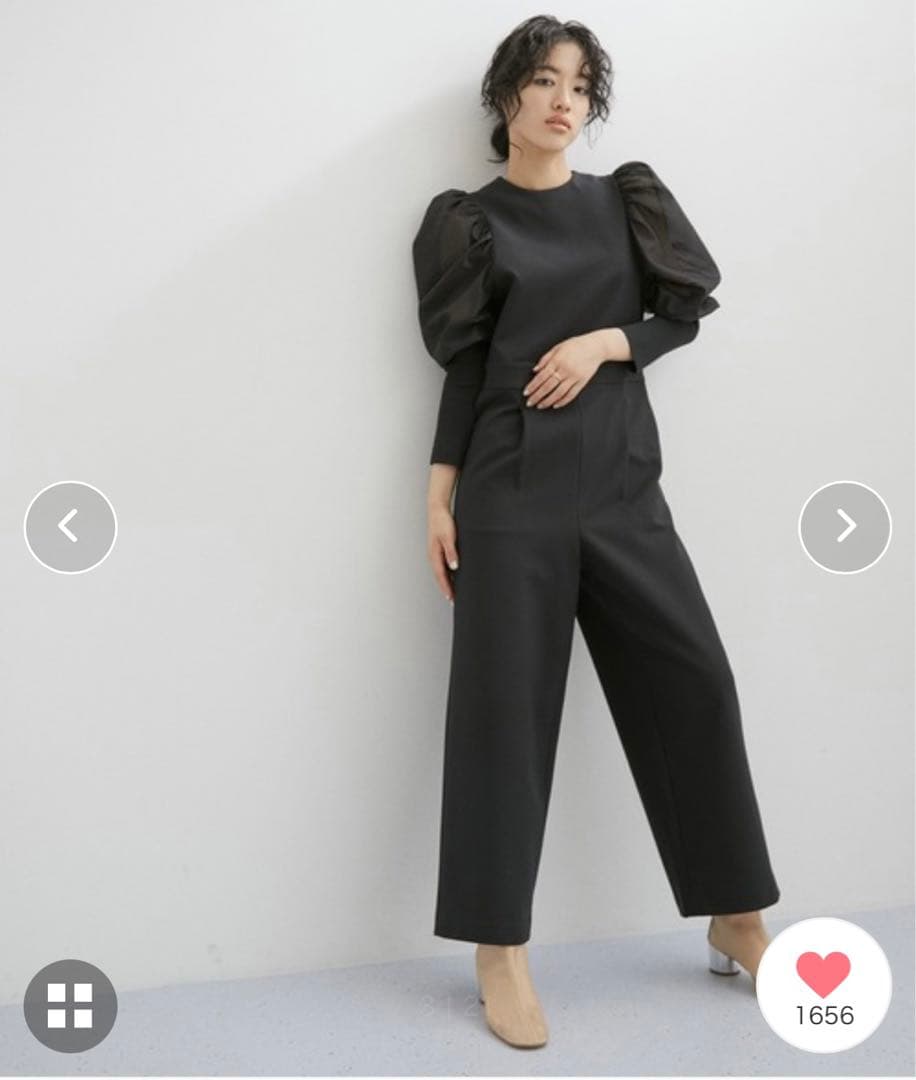 アダムエロペ　オールインワン　サイズ36 ADAM ET ROPE'（アダムエロペ） オールインワン 「WEB限定」ボクシー