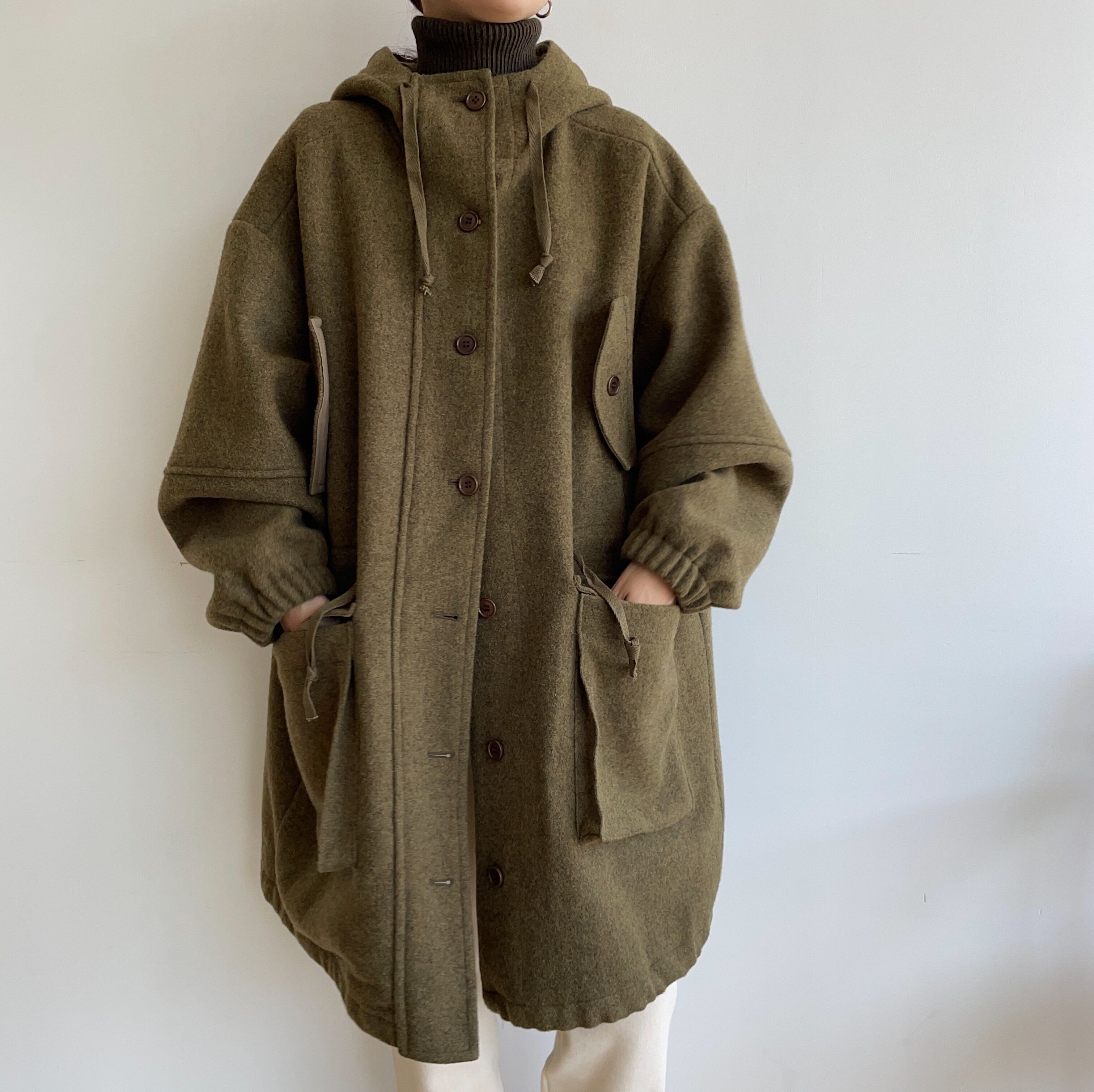 nokcha original】military wool coat - NOKCHA