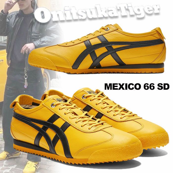 国内即発 *Onitsuka Tiger* MEXICO 66 SD イエローブラック (onitsuka