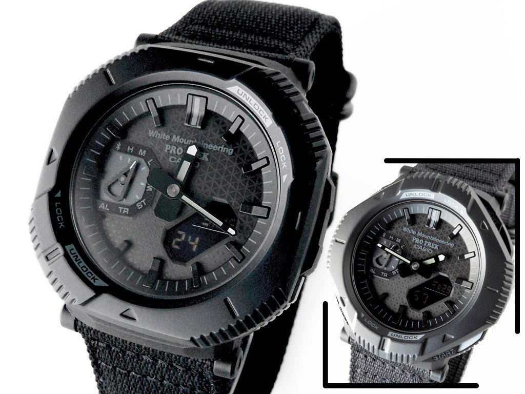 CASIO WATCH PROTREK WHITE MOUNTAINEERING® COLLABORATION MODEL