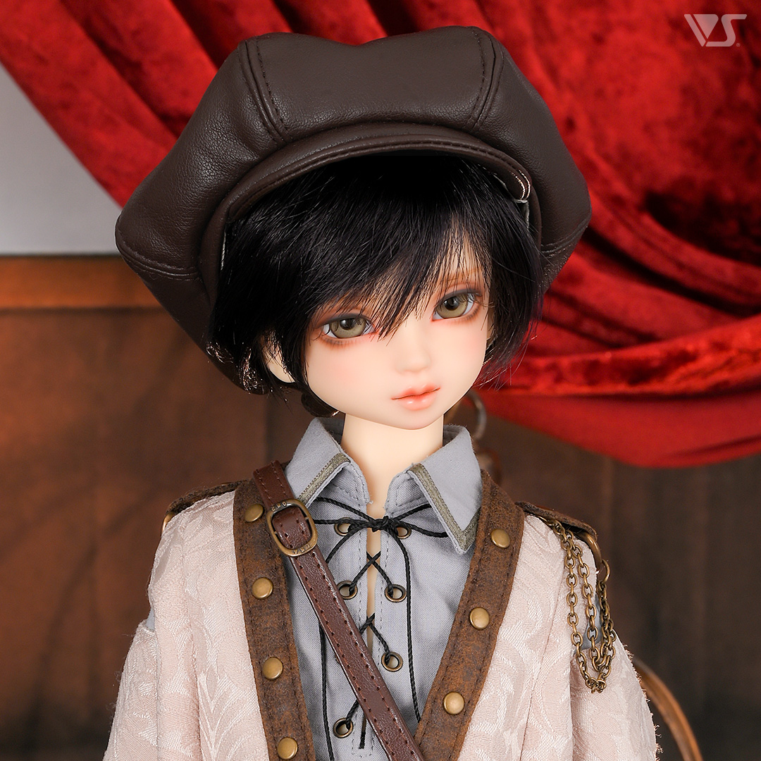 レザーキャスケット（茶） | ボークス公式 ドルフィーオンラインストア